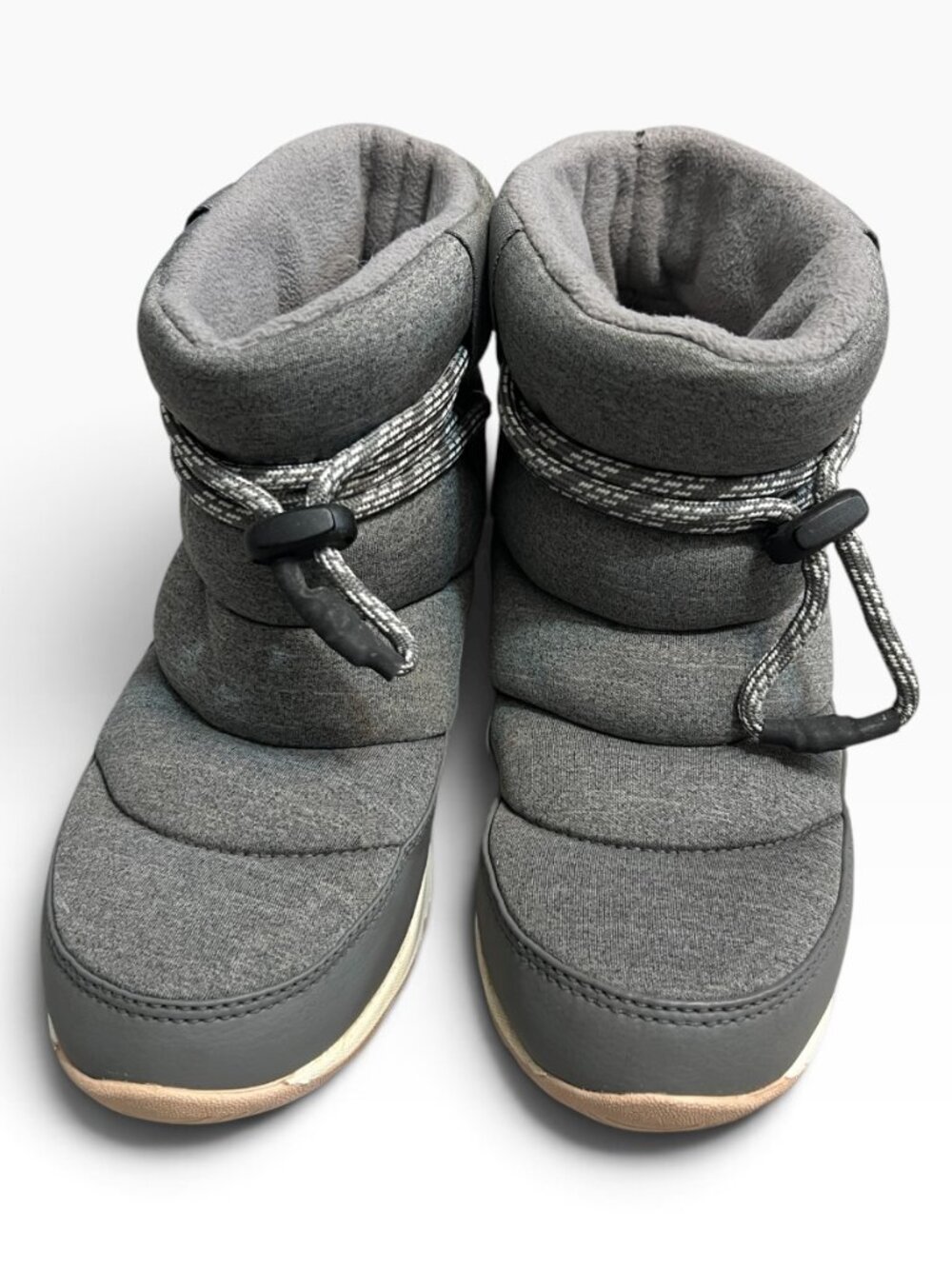 Sorel Explorer Joan Waterproof Gray Winter Snow Boots NL3438 Sz 8